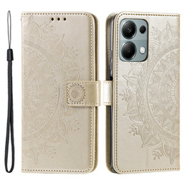 Pattintható tok a Xiaomi Redmi Note 13 Pro 4G / Xiaomi Redmi Note 14S / Xiaomi Poco M6 Pro 4G, Mandala, arany
