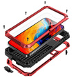 Páncélozott tok a iPhone 14, R-JUST, piros