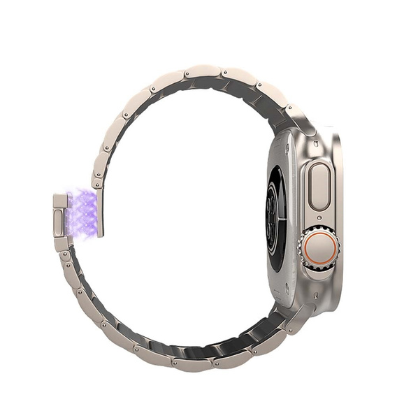 Karkötő Apple Watch 1/2/3/4/4/5/6/7/8/9/SE/ULTRA/ULTRA 2 42/44/45/45/49MM, titánium