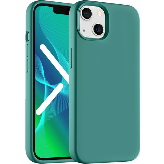 Telefontok a iPhone 14 Plus, Silicone Lite, zöld