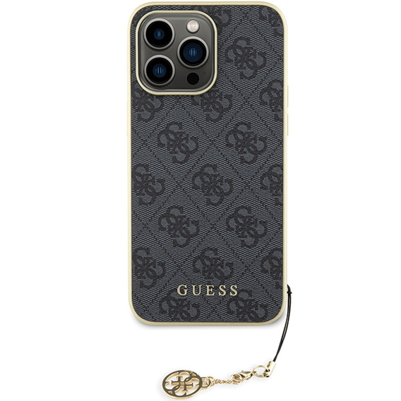 Guess 4G Charms tok medállal iPhone 15 Pro-hoz