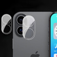 Edzett kameraüveg iPhone 16 / 16 Plus, átlátszó