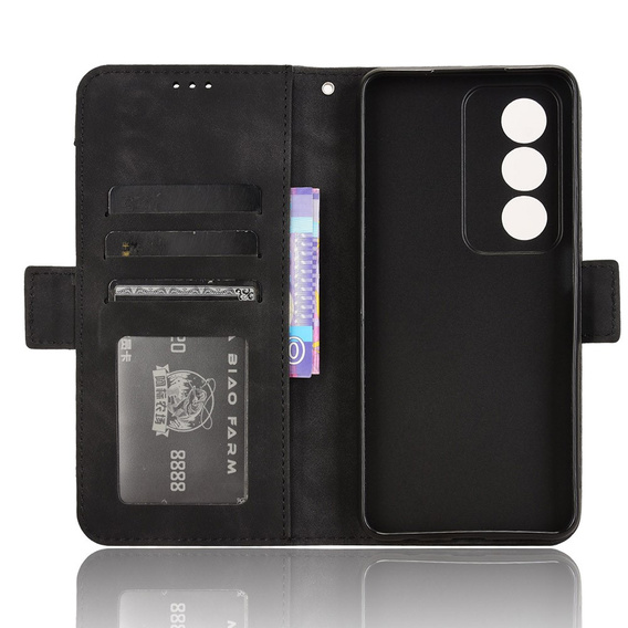 Pattintható tok a Oppo A80, Card Slot, fekete