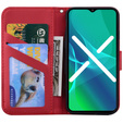 Pattintható tok a Xiaomi Redmi Note 8 Pro, Wallet Cat, piros