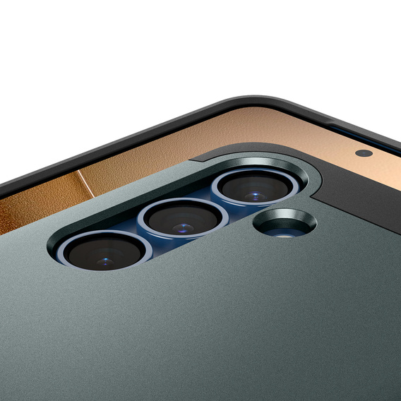 Spigen Tough Armor Mag Abyss Green tok Samsung Galaxy S25-hez