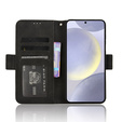 Pattintható tok a Samsung Galaxy S25 FE, Card Slot, fekete