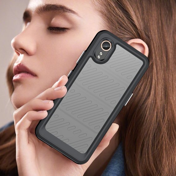 Telefontok a Samsung Galaxy Xcover 7, Fusion Hybrid, átlátszó / fekete