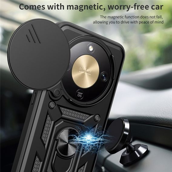 CamShield Slide páncélozott tok kameraborítóval és gyűrűvel Honor Magic 8 Lite készülékhez