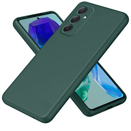 Telefontok a Samsung Galaxy M55 5G, Silicone Lite, sötétzöld
