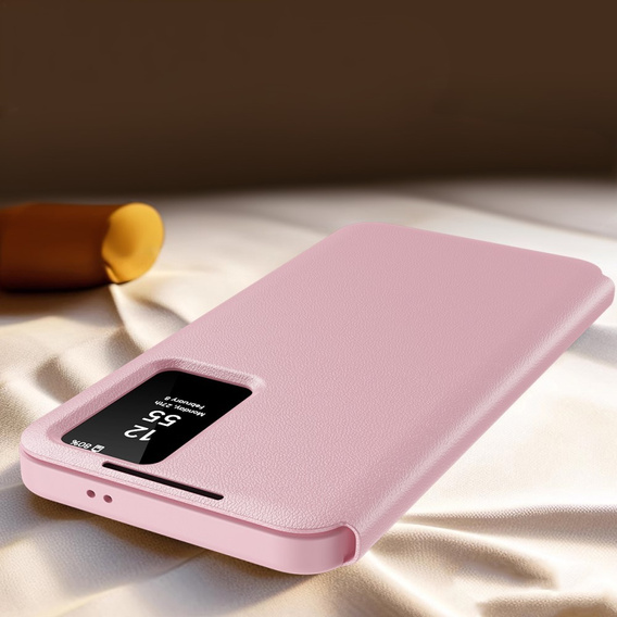 Flip tok Samsung Galaxy S24 FE, Smart View Wallet, rózsaszín