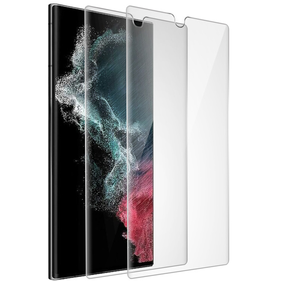 2x kerámia ERBORD hibrid üveg a Samsung Galaxy S22 Ultra