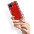 Telefontok a Samsung Galaxy A12 / M12 / A12 2021, Glittery, piros
