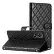Pattintható tok a Oppo A38 4G / Oppo A18 4G, Wallet, BINFEN COLOR, fekete