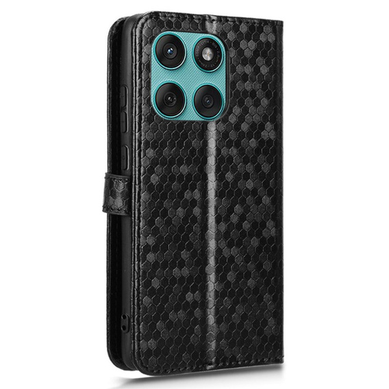 Flap tok Motorola Edge 60 / 60 Fusion, Wallet Rhombus, fekete