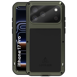 Páncélozott tok edzett üveggel iPhone 17 Pro készülékhez