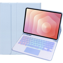 Megvilágított Bluetooth billentyűzettel és érintőpaddal ellátott tok Samsung Galaxy Tab S11 készülékhez