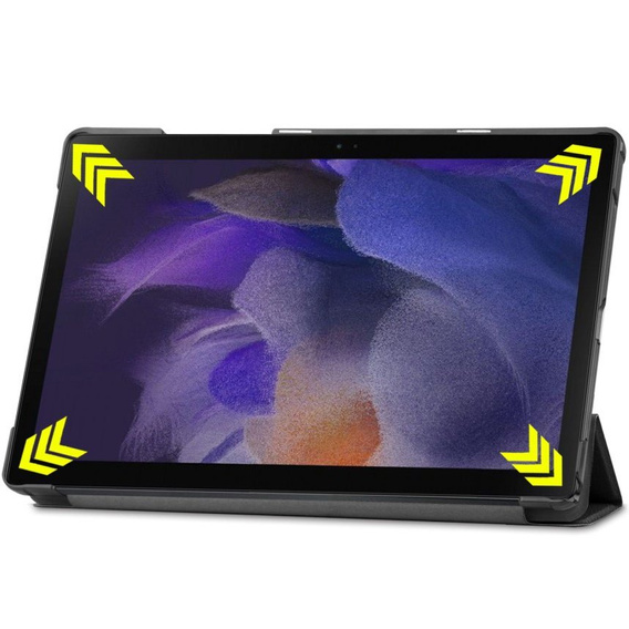 Tok Samsung Galaxy Tab A8 10.5 SM-X200 SM-X205, Smartcase, fekete