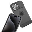 Telefontok a iPhone 15 Pro Max, ERBORD MagProtect Slide Camera, fekete