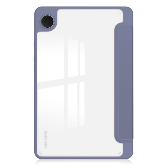 Tok Samsung Galaxy Tab A9, Smartcase Hybrid, tolltartó résszel, lila