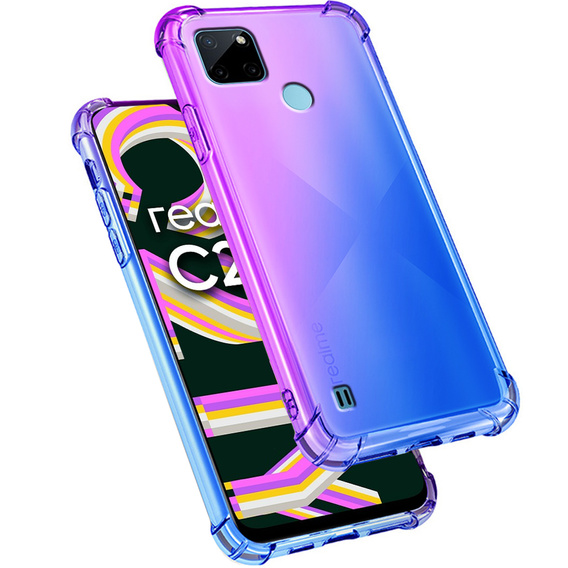Tok Realme C21Y / C25Y, Gradient Dropproof, kék