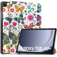 Tok Samsung Galaxy Tab A9+, Smartcase, Butterfly