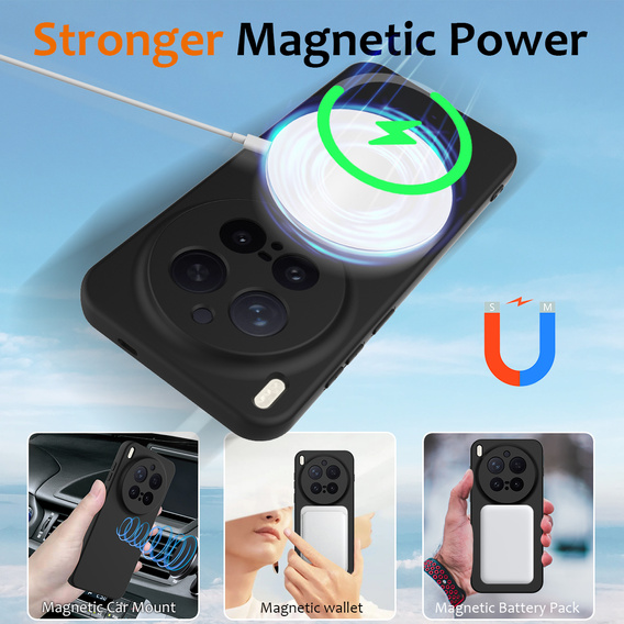 Szilikon Lite tok MagSafe-hez Vivo X300 Pro készülékhez