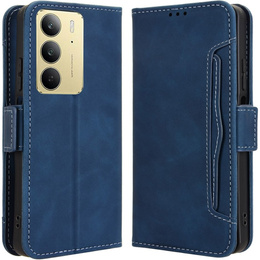 Pattintható tok a Realme 14X / Realme C75, Card Slot, sötétkék