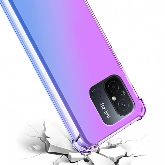 Tok Xiaomi Redmi 12C, Gradient Dropproof, Lila / kék