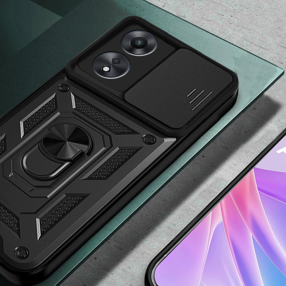 Telefontok a Oppo A78 5G, CamShield Slide, fekete
