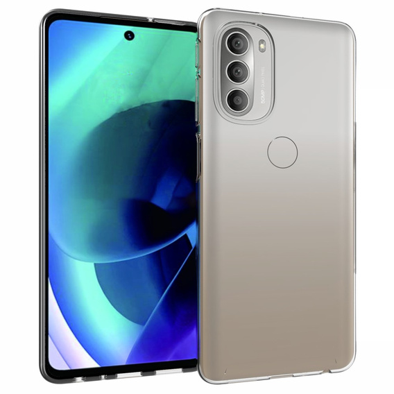 Vékony tok a Motorola Moto G51 5G, Slim, átlátszó