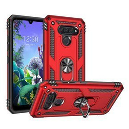 Páncélozott telefontok a LG K50 / Q60, Nox Case Ring, piros