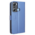 Pattintható tok a Infinix Hot 20i, Wallet Smart Magnet Case, kék