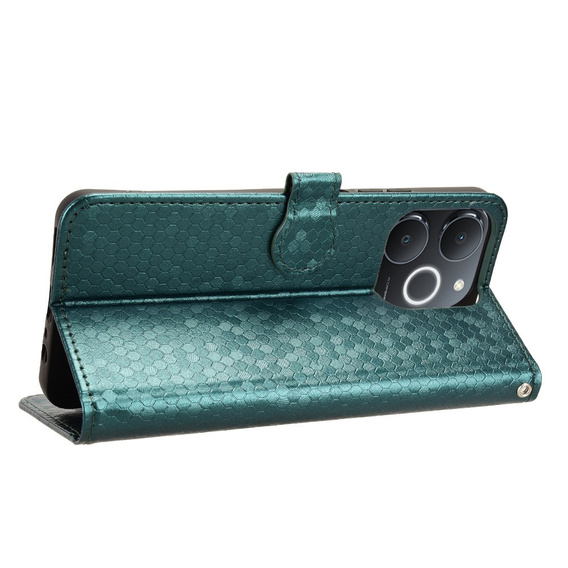Flap tok Realme Note 70T 4G, Wallet Rhombus, zöld
