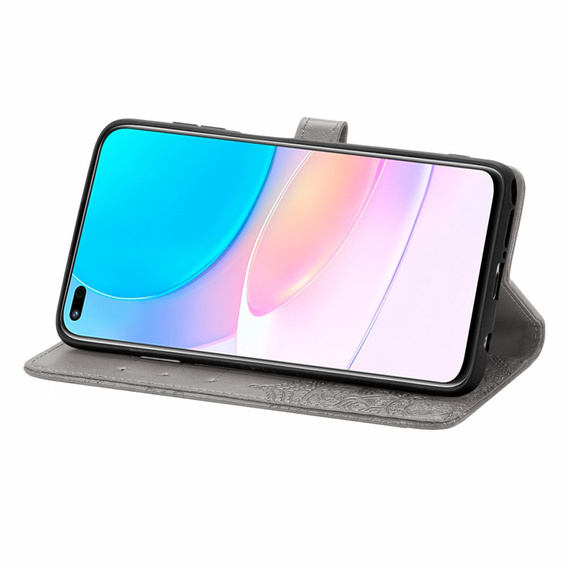 Pattintható tok a Huawei nova 8i, Mandala, szürke