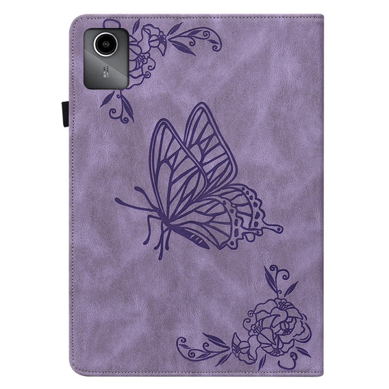 Tok Lenovo Tab M11, Butterfly, lila