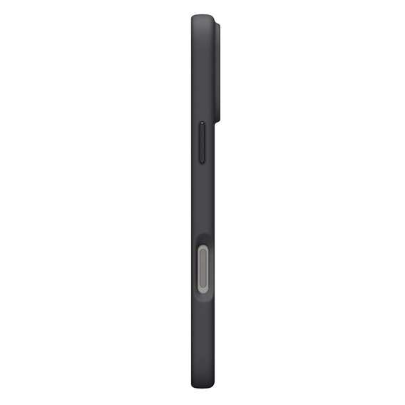 Spigen tok iPhone 17 Pro készülékhez, szilikonos MagSafe illeszkedés, fekete