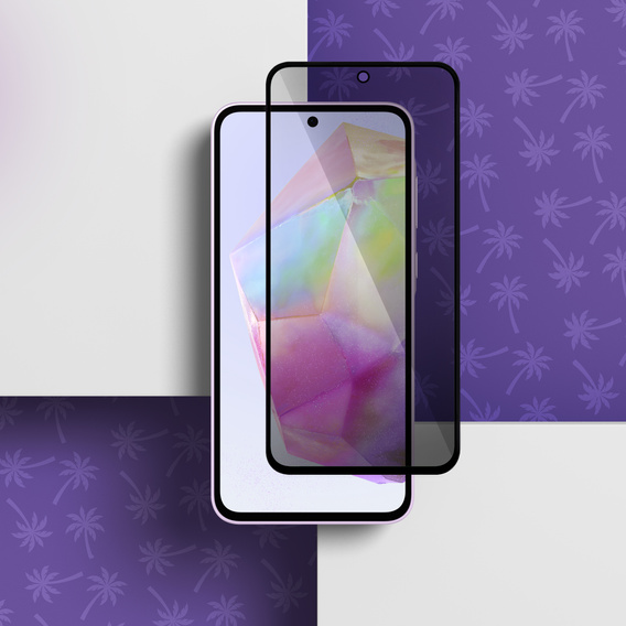 Shy Palm Privacy edzett üveg Samsung Galaxy A35 5G/A55 5G-hez