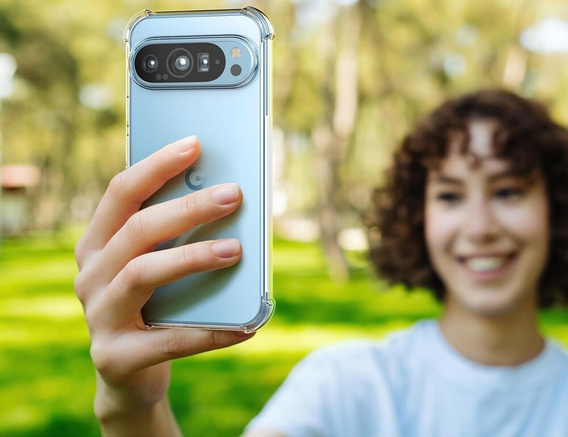Telefontok a Google Pixel 9 Pro, Dropproof, átlátszó