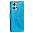 Pattintható tok a Xiaomi Redmi Note 12 4G, Mandala, kék