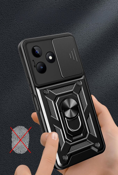 Telefontok a Realme C63, CamShield Slide, fekete