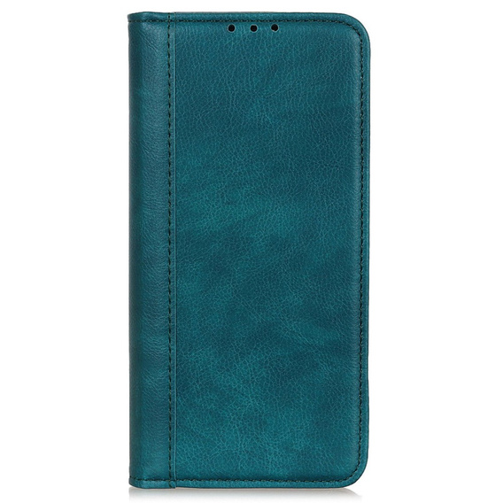 Telefontok a Google Pixel 8 Pro, Wallet Litchi Leather, zöld