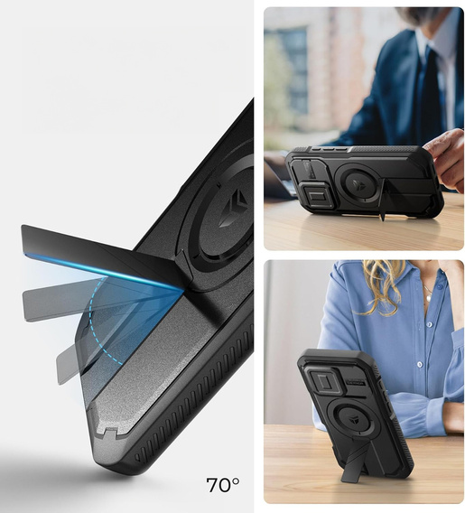 Dexnor CamProtect MagSafe páncélozott tok iPhone 16 Pro készülékhez