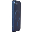Tok iPhone 16E, ColorMag, MagSafe-hoz, sötétkék + 9H edzett üveg