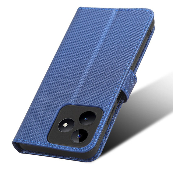 Pattintható tok a Realme Note 50, Wallet Smart Magnet, kék