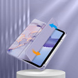 Tok iPad 10.9" 2022 (10 gen.), Smartcase Hybrid, tolltartó résszel, Marble lila
