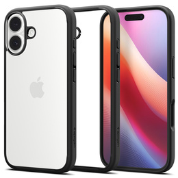 Spigen Ultra hibrid tok iPhone 17 készülékhez, matt fekete