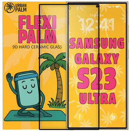 9D Flexi Palm kerámiaüveg a Samsung Galaxy S23 Ultra készülékhez
