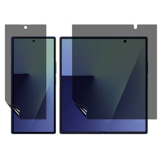 Elülső + hátsó adatvédelmi hidrogél fólia a Samsung Galaxy Z Fold7 5G számára
