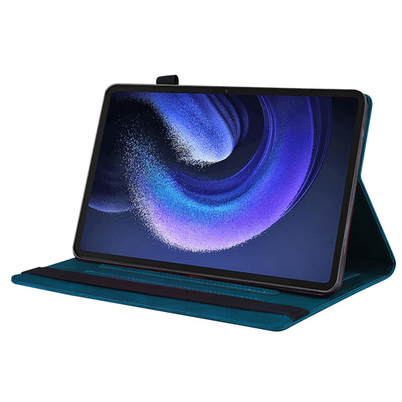 Tok Xiaomi Pad 6, Classic, tolltartóval, kék