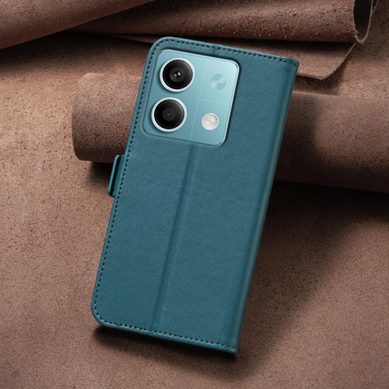 Pattintható tok a Xiaomi Redmi Note 13 5G, BINFEN Wallet, zöld